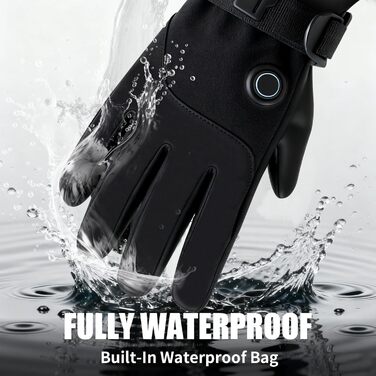 Гріючі рукавички для жінок 7JI, чорні