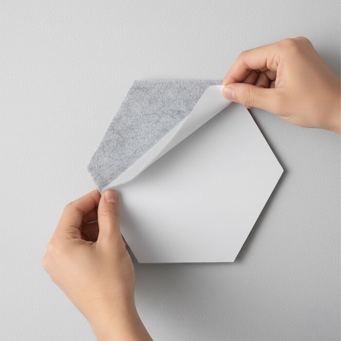 Набір шестикутних акустичних панелей Relaxdays, самоклеючі