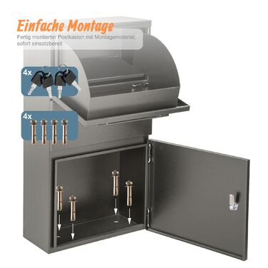 Металева пожежна скринька Relaxdays