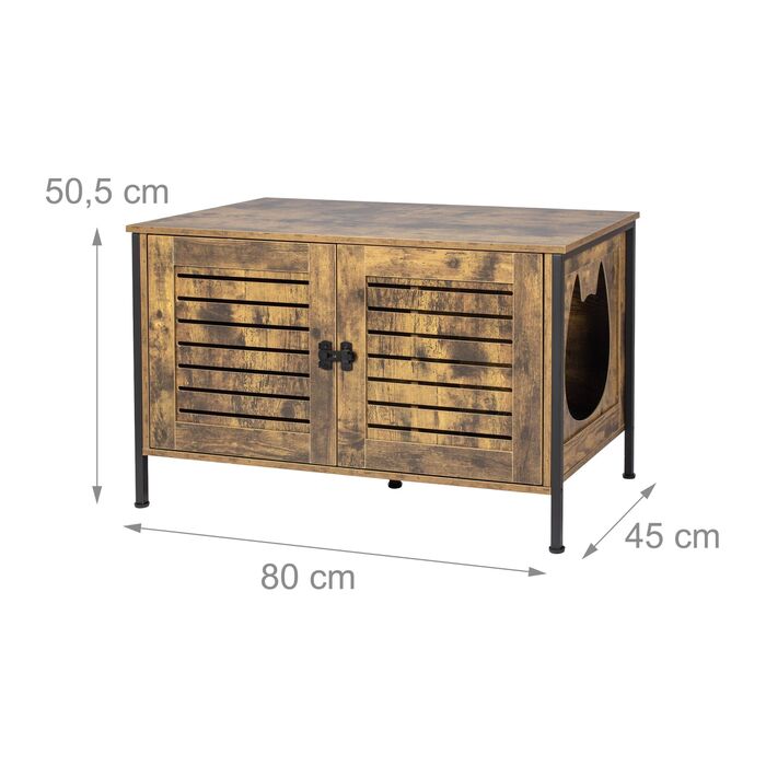 Шафка Relaxdays для котячого туалету