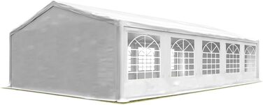 Павільйон для вечірок TOOLPORT 5x10 м, водонепроникний, міцний PVC, швидкий монтаж