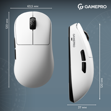 Бездротова ігрова миша GamePro Asgard Loki (GM022W)