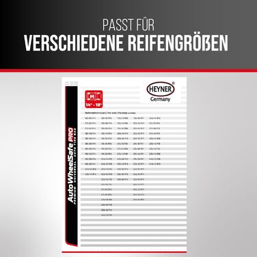 Набір мішків для шин Heyner® 16-22 дюймів SUV, захисні мішки для шин, 4 шт.