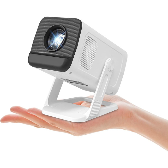 Портативний проєктор ZDSSY Beamer Klein 4K з Wi-Fi 6 та Bluetooth 5.2, автофокусом та корекцією трапеції, підтримкою Android/iPhone/PC/Mac/Switch/PS5