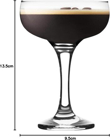 Rink Drink Еспресо Мартіні - Brille - 235 мл - Прозорий - Набір 6 штук