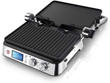 Контактний гриль Braun MultiGrill 9 Pro CG 9167 з 6 наборами пластин (гриль, плоскі, вафельні) та датчиком температури