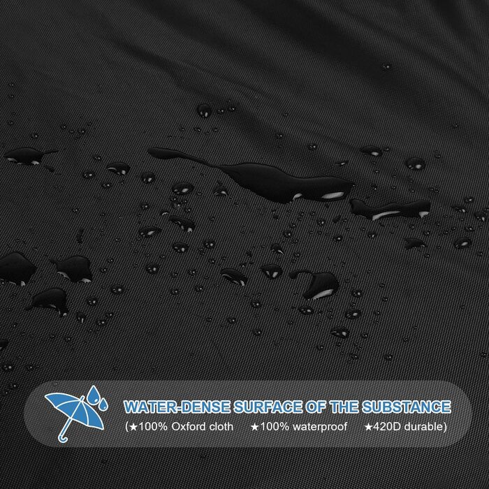 Захисний чохол для двостороннього парасоля VANSHEIM до Ø 400 см. Водонепроникний, захист від УФ, для парасолів-маркіз. Розмір 460x270 см.