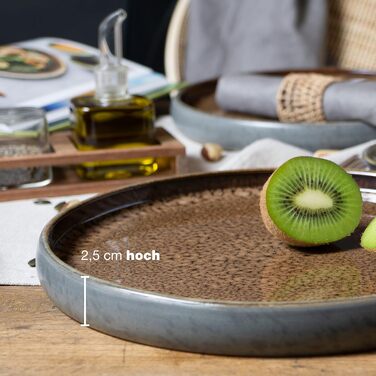 Набір чашок Moritz & Moritz SOLID 4 шт. - Чорний зовнішній колір - Міцний порцеляновий посуд - Можна мити в посудомийній машині та використовувати в мікрохвильовці - Ідеально для кави, чаю та напоїв (Бежевий)