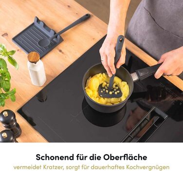 Набір кухонних аксесуарів Hoffmann Küchenhelfer-Set, 16 предметів, антрацит, силікон, нержавіюча сталь, для кухні