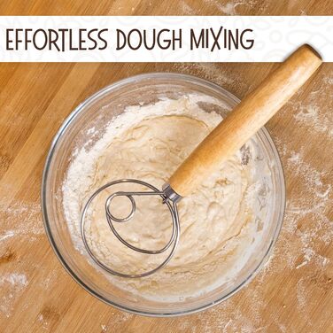 Набір для випічки закваски Superbaking: 2 кошики Banneton (22.9 см та 25.4 см) + стартер для закваски