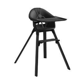 Дитячий стільчик Stokke Clikk, Чорний Midnight – Комплект з підносом та ременем безпеки, ергономічний, регульований, для дітей 6-36 місяців (до 15 кг)