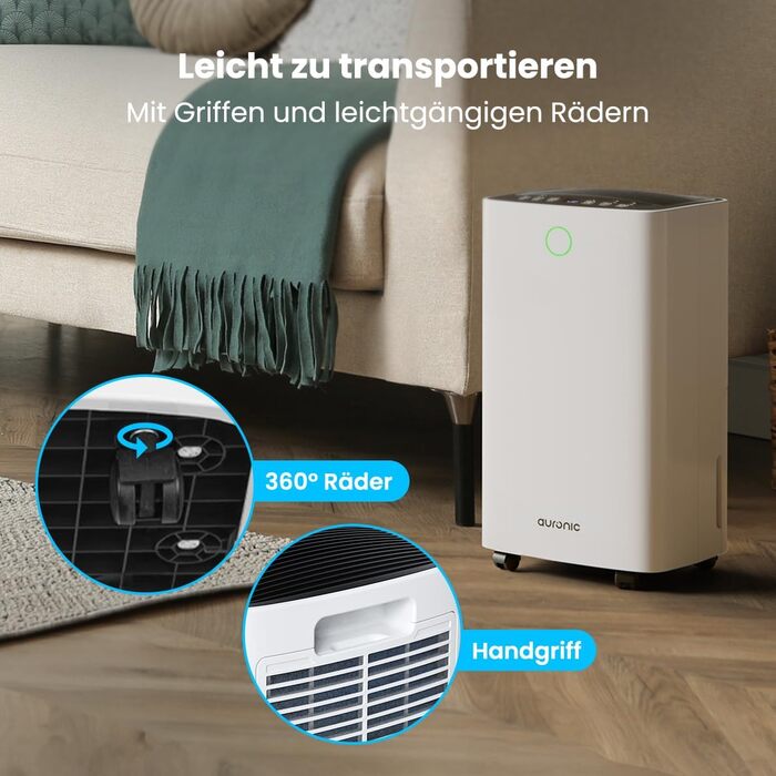 Електричний осушувач повітря Auronic AU3129 12L - 12 літрів для дому