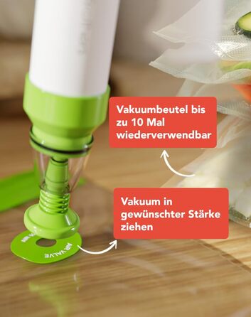 Су-від прилад KitchenBrothers - Су-від стік - Су-від набір - для приготування їжі за технологією су-від - 1200W, чорний, з аксесуарами