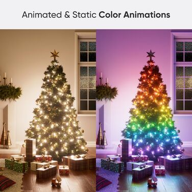 Nanoleaf Holiday String Lights Outdoor - 25 метрів, 300 LED, 18W, EU Smarte Lichterkette Pro