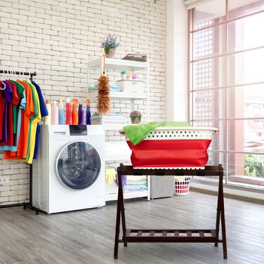 Підставка для валіз Relaxdays, складна з двома полицями