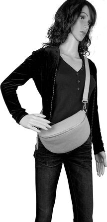 Жіноча чоловіча сумка унісекс маленька поясна сумка поясна сумка Fanny Pack Сумка через плече з натуральної шкіри (темно-синя), 1 -