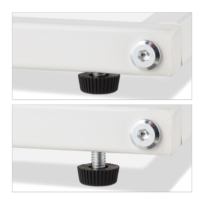 Розкладний столик Relaxdays у формі 'С'