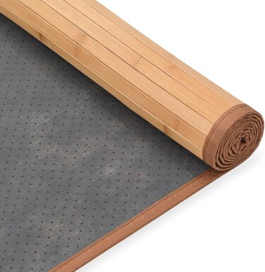 Бамбуковий килим VidaXL 80х300 см коричневий