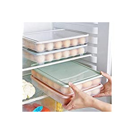 Пластикова коробка для яєць Kafei, кухонна коробка для зберігання яєць, 24 гратчасті Тримачі для яєць, морозильна камера, що складається, органайзери для зберігання яєць