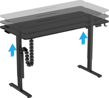 Комп’ютерний стіл з електрорегулюванням висоти OfficePro ODE1575B