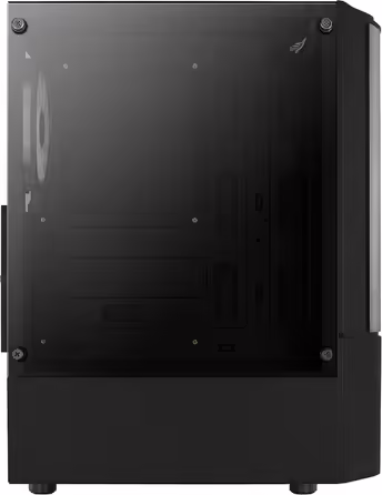 Комп'ютерний корпус ATX AeroCool Quantum v2 RGB із скляними панелями, чорний