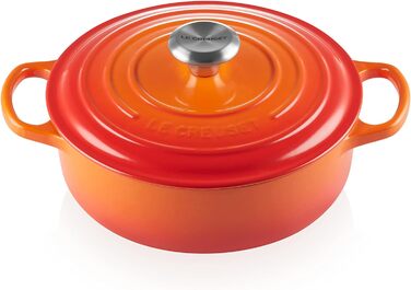 Запіканка для гурманів Le Creuset Signature, чавун, 6,2 л, 24 см, духовка червона, для всіх типів плит/духовок