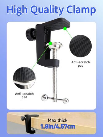 Стійка для мікрофона HyperX QuadCast з поп-фільтром та тримачем YOUSHARES для QuadCast S, Blue Yeti, Razer Seiren Mini V3