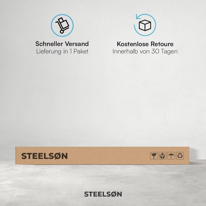 Розсувна бічна маркіза STEELSØN Zirella 180x400 см, алюмінієва, антрацит, захисна шторка для балкона та саду