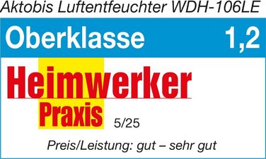 Зволожувач повітря Aktobis WDH-214US - тихий, з цифровим дисплеєм та Wi-Fi, до 8 л/добу