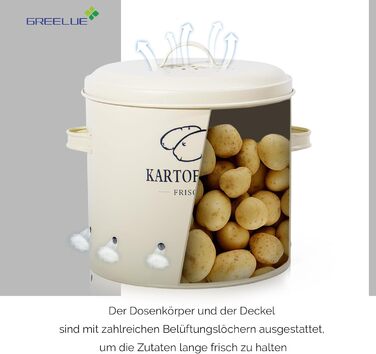 Набір контейнерів для зберігання картоплі, цибулі та часнику (3 шт.), зберігає овочі свіжими