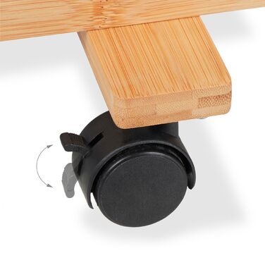 Поличка для рослин Relaxdays з бамбука