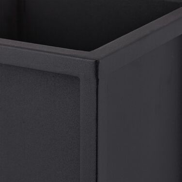 Підставка для квітів Relaxdays з металу, чорного кольору