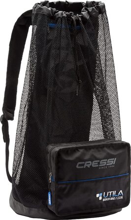 Сумка Крессі унісекс для дорослих, сітчаста Сумка / рюкзак для дайвінгу, чорний, 85 л