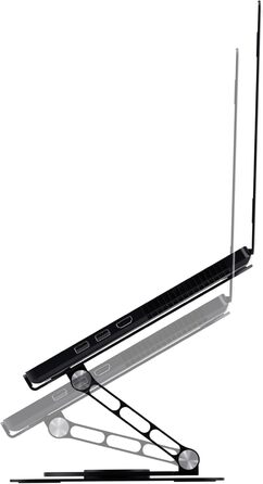 Регульована підставка для ноутбука Trust Zeff 16 дюймів з 360° обертанням, чорна