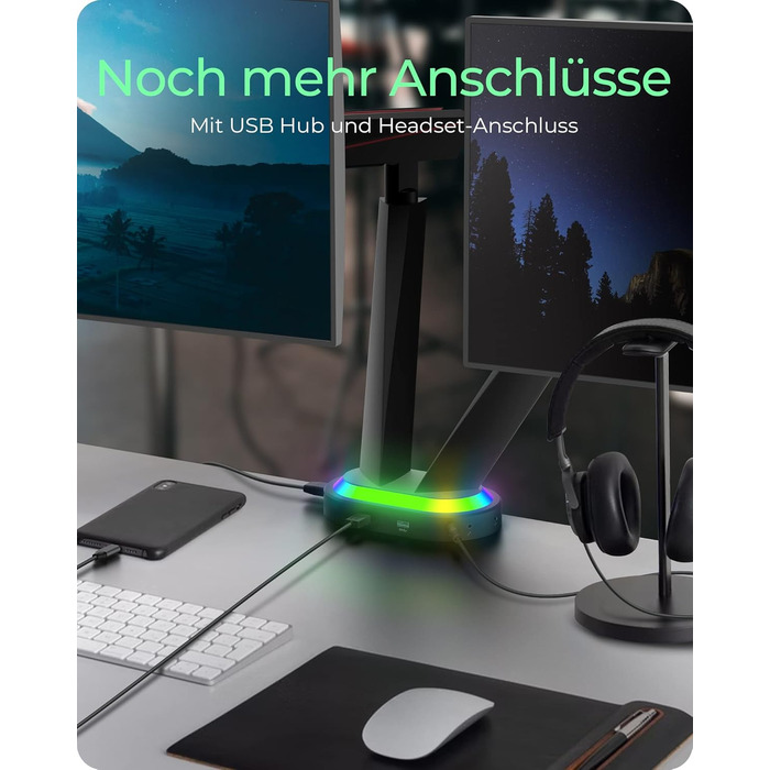 Кріплення для монітора ICY BOX IB-MS313-T: підставка для 1 монітора до 32 дюймів (до 8 кг, VESA 75x75/100x100), сталевий кронштейн, регульований нахил та поворот, кріплення на стіл, чорний