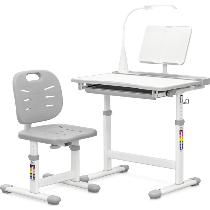 Комплект Evo-kids (стілець+стіл+полиця+лампа) Evo-17 G Ergo (арт. Evo-17 G Ergo)