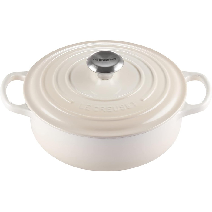 Запіканка для гурманів Le Creuset Signature, чавун, 6.2 л, для всіх типів плит, 24 см, безе