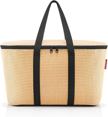 Сумка-холодильник Reisenthel Raffia Black - одноразова, з високоякісного поліестеру для пікніка та покупок