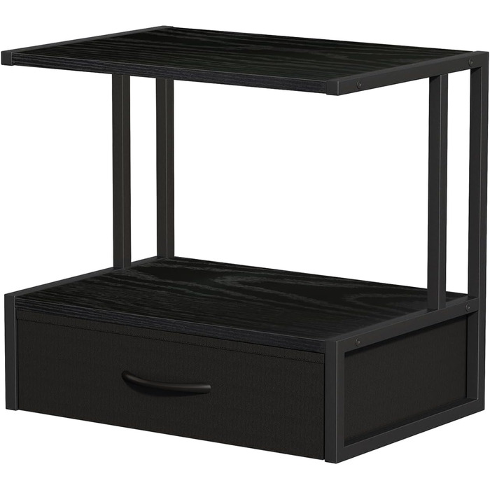 Підставка для принтера з ящиком для документів, органайзер на стіл для офісу та дому, чорний