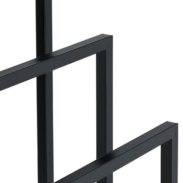 Підставка для рушників Relaxdays, чорна, з 3-ма перекладинами