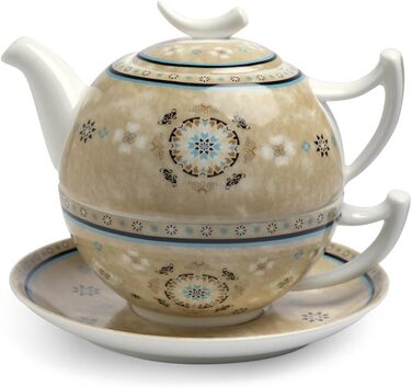 Чай для одного Касабланка - Набір з чашки (250 мл) і чайника (500 мл) Чай для одного з мозаїчним мотивом - Tea Logic