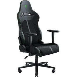 Геймінговий крісло Razer Enki X - комфорт на весь день (підтримка попереку, широке сидіння, оптимізована щільність, нахил до 152°) Зелений | Стандарт