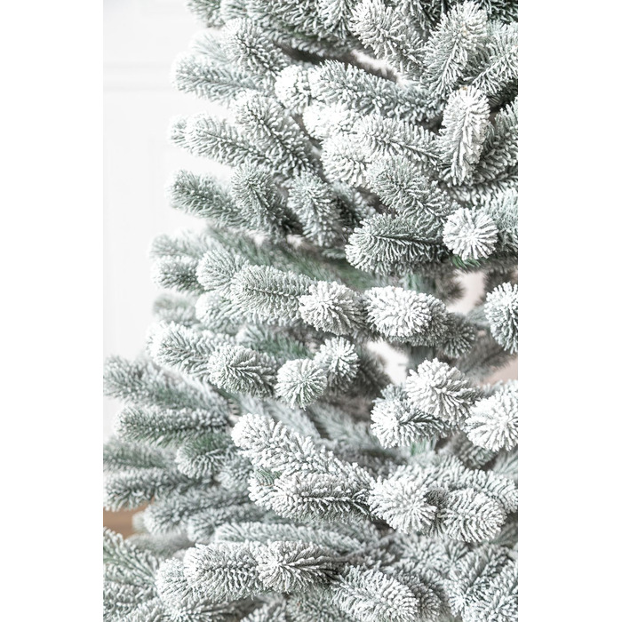 Ялинка лита 'Президентська' конусна ЗАСНІЖЕНА 2,10м