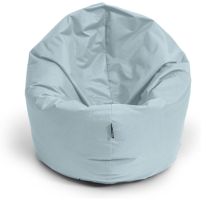 В 1 з наповнювачем Seat Cushion Floor Cushion Cushion Крісло BeanBag (діаметр 125 см, сірий), 2