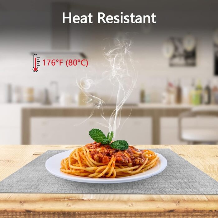 Набір тканинних серветок DACHUI (8 шт.) - сірий, водонепроникні, стійкі до високих температур, миючі, довговічні