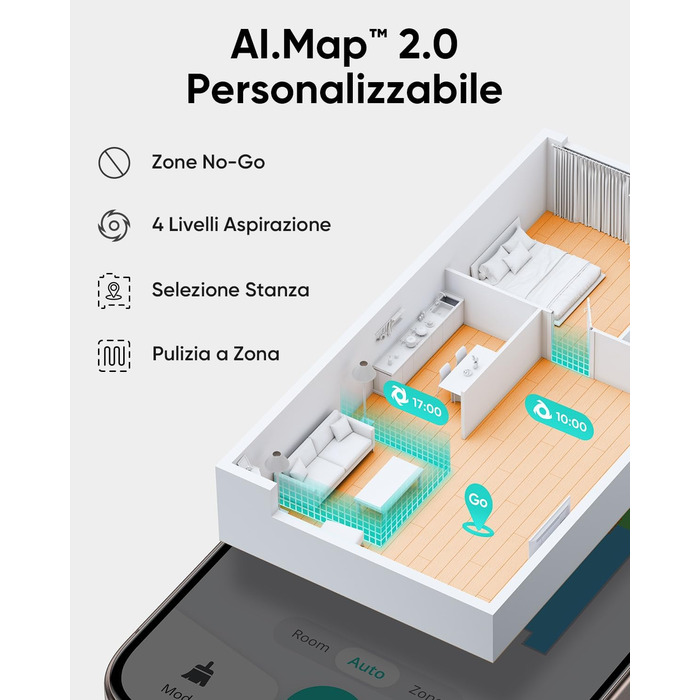 Робот-пилосос eufy L60 з базою самостійного очищення, потужність 5000Pa, захист від намотування волосся, 60 днів без випорожнення, лазерна навігація iPath (відновлений), гібридна модель
