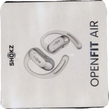 Справжні бездротові Bluetooth-навушники SHOKZ OpenFit Air, 28 год, IP54, з мікрофоном, білий