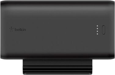 Ігровий повербанк Belkin Boost Charge 10K з підставкою, 2 порти USB-C/USB, швидка зарядка, Чорний