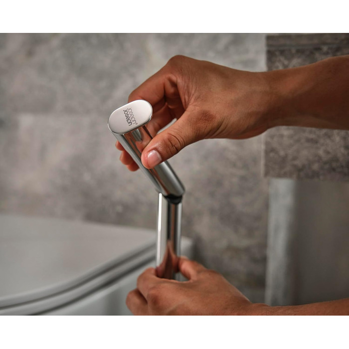 Тримач для туалетного паперу Joseph Joseph EasyStore Luxe з кришкою, нержавіюча сталь, на 3 рулони