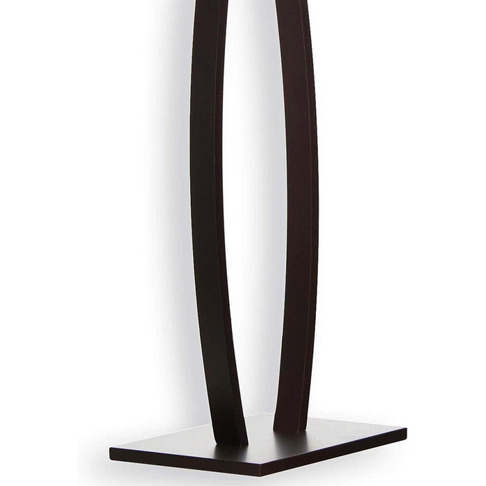 Стійка для одягу Herrendiener з вішалкою для штанів, практичний буфет для одягу з полицею для прикрас, сучасний чоловічий/жіночий стійка для одягу білого (темно-коричневого) кольору